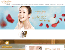 Tablet Screenshot of koreanbeauty.com.vn